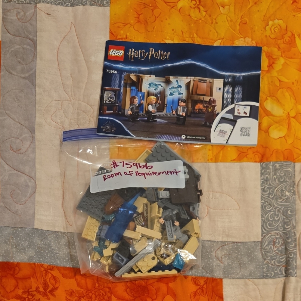 LEGO Harry Potter Set with Blue and Gray Bricks